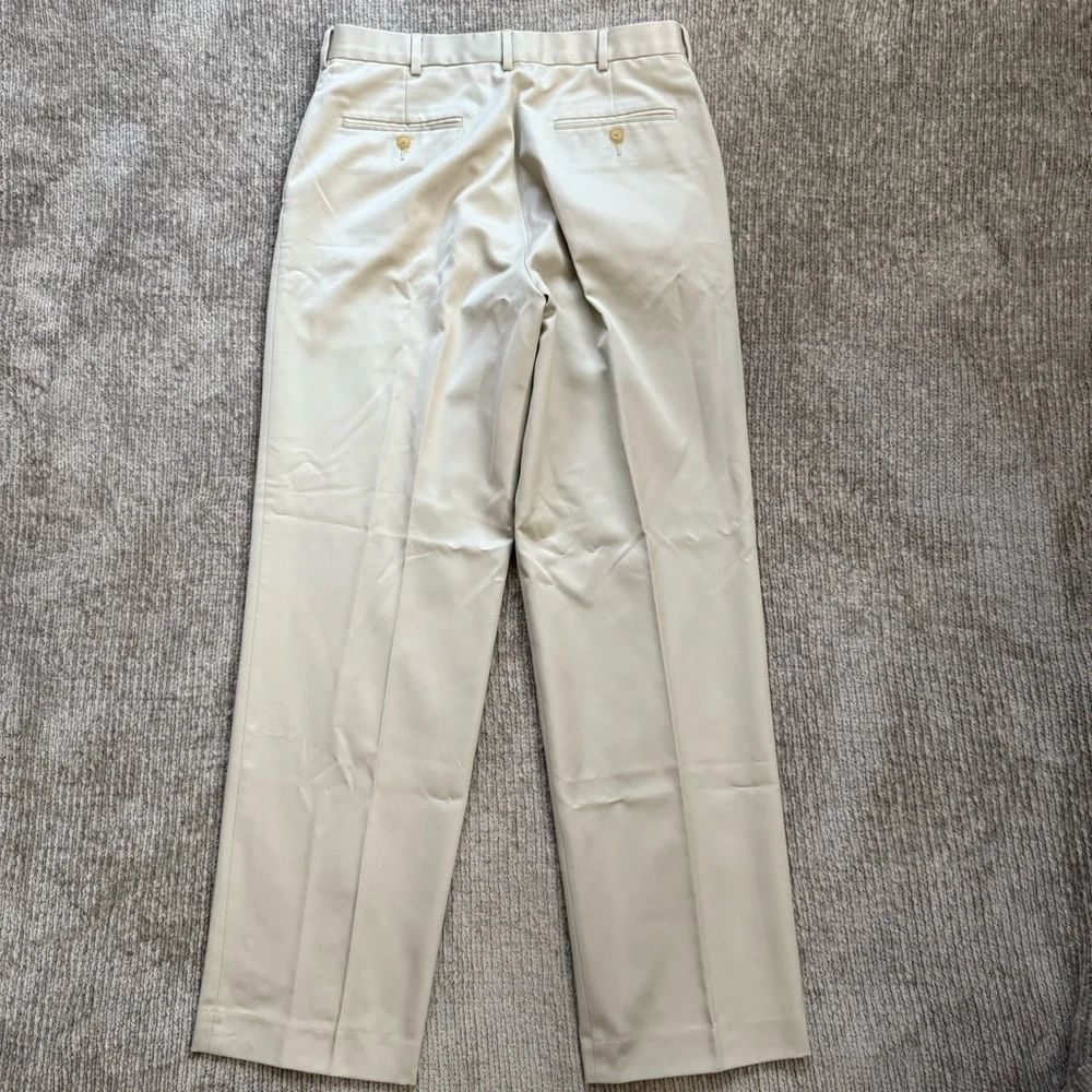 Lands’ End‎ Men’s 32x32 Traditional Fit Chino Pants Khaki 100% Cotton